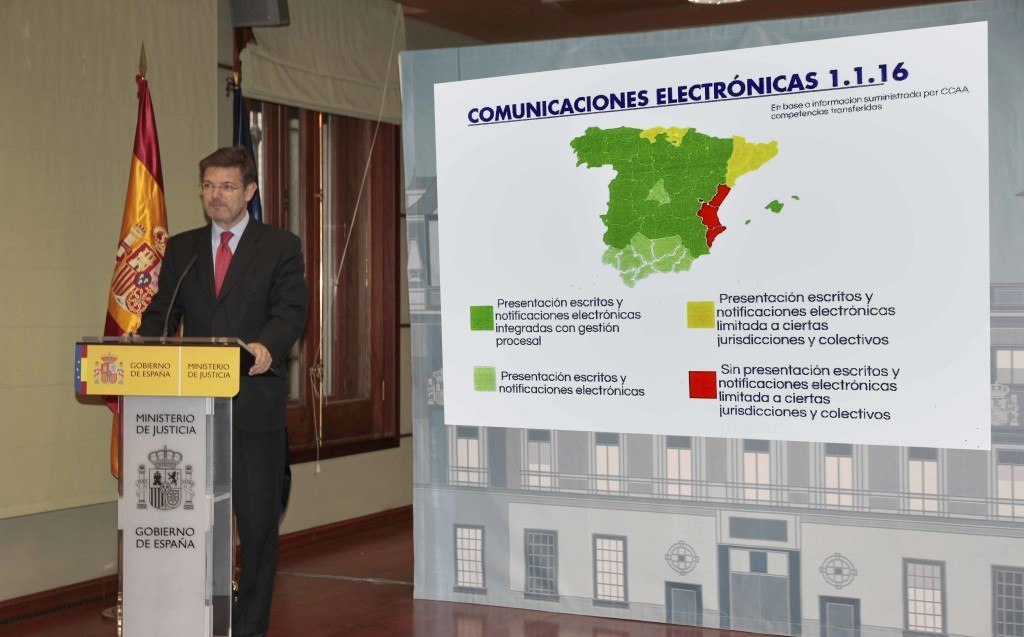 Catalá cesa al responsable técnico de la implantación del «papel cero»