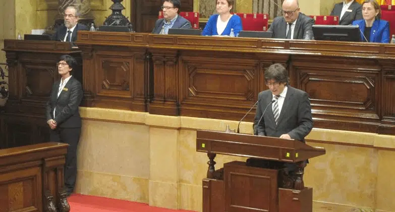 «La declaración unilateral de independencia de Puigdemont ha consumado el golpe al Estado de Derecho», según los fiscales