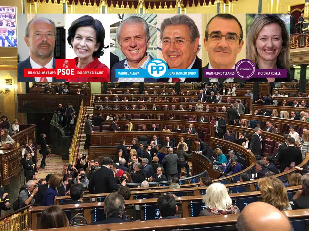 Seis jueces toman posesión como parlamentarios en esta Legislatura