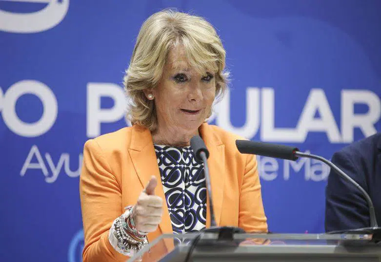 Esperanza Aguirre niega que su dimisión sea un mensaje a Rajoy