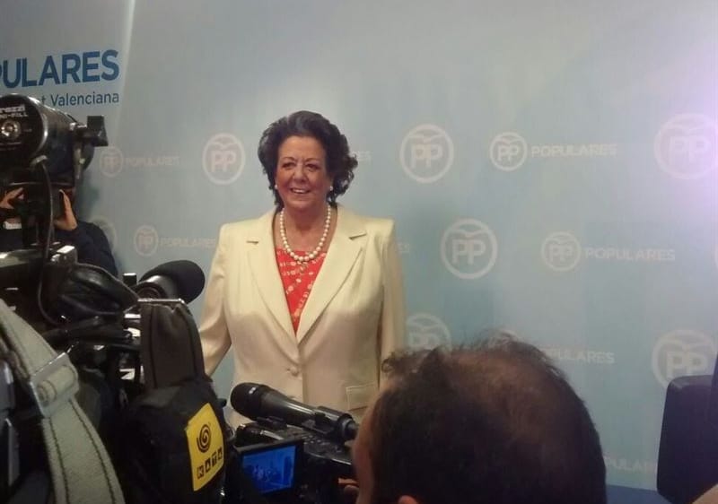 Barberá niega por escrito ante el juez que le devolvieran los 1.000 euros de la donación al PP
