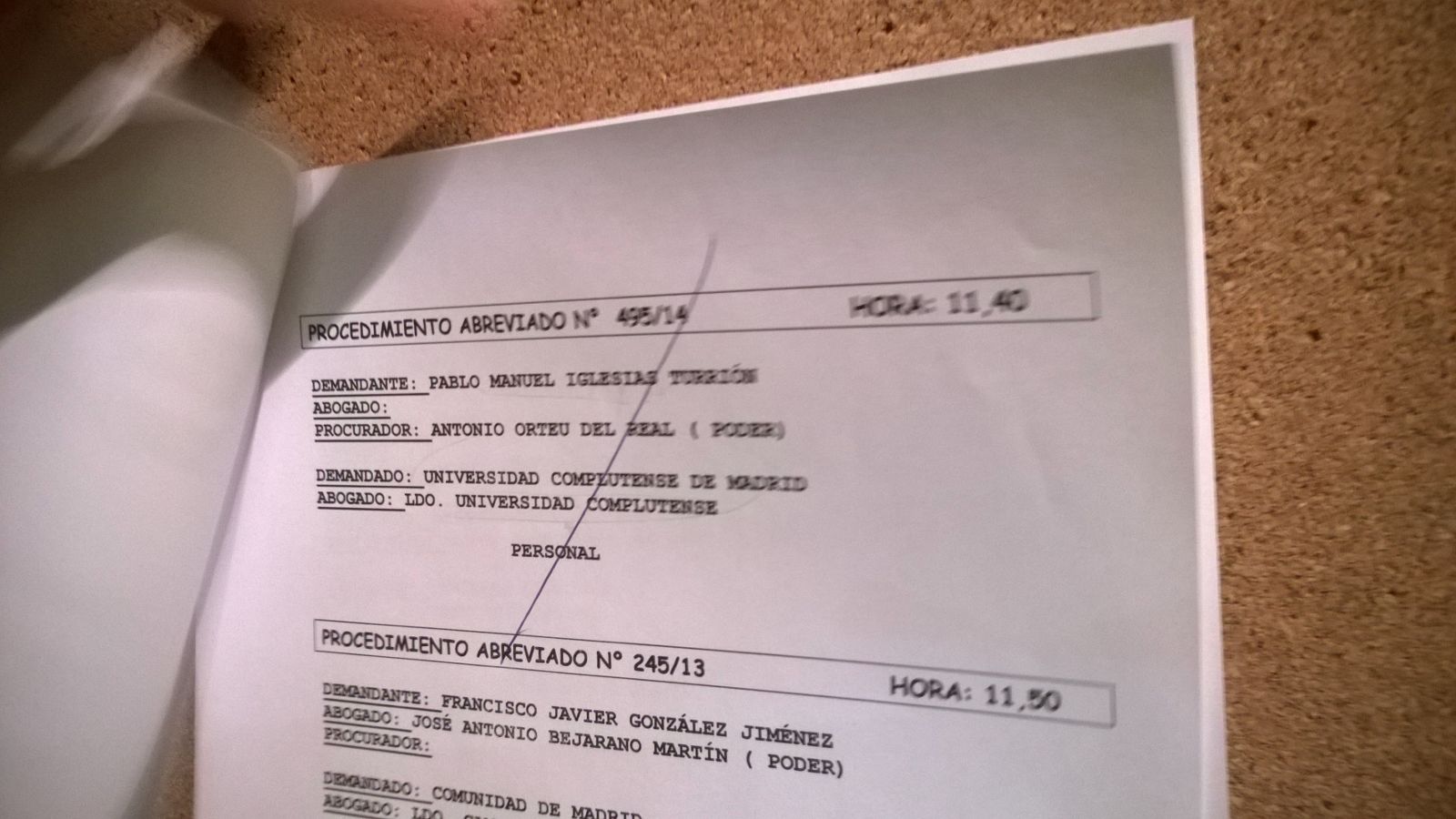Veto a Confilegal en el juicio de Pablo Iglesias contra la Complutense