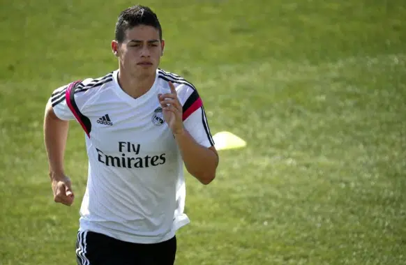 James, el jugador del Real Madrid, multado con 10.400 euros por huir de la Policía