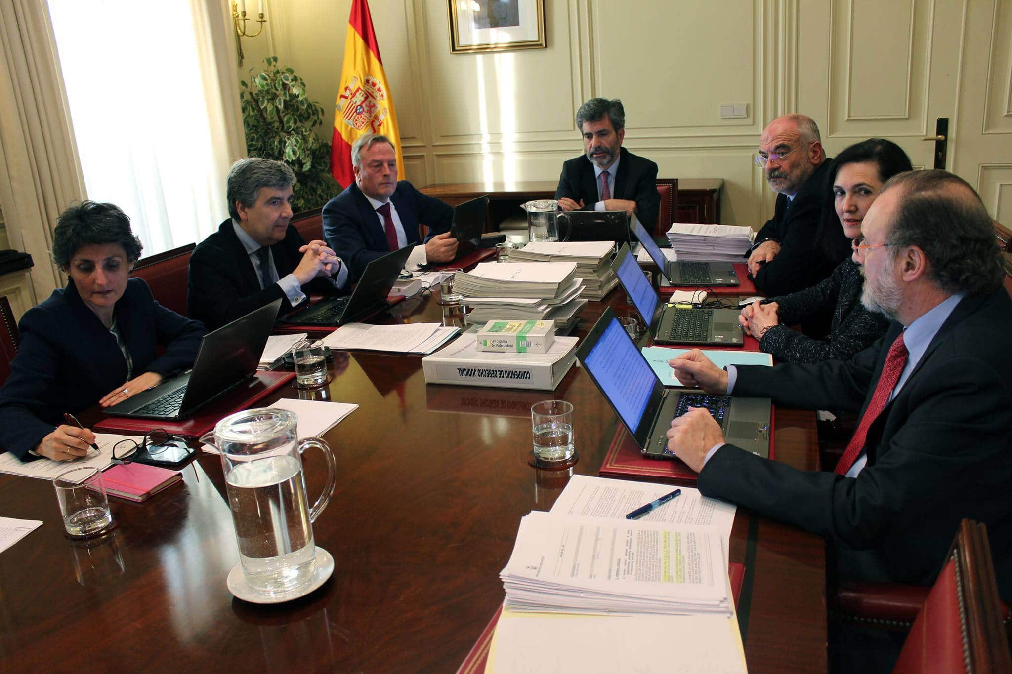 El CGPJ finalmente se corrige a sí mismo y suspende todas las actuaciones judiciales en España
