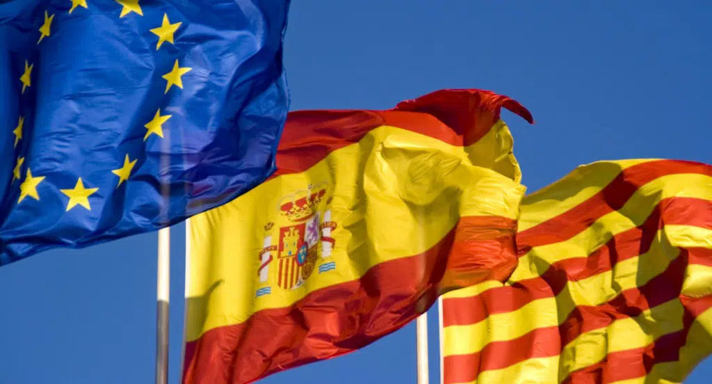 Bandera España Cataluña - Banderas y Soportes
