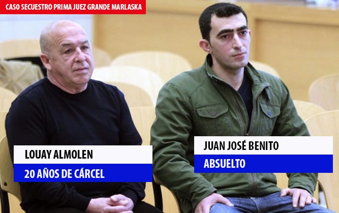 20 años de cárcel para el intermediario que cobró el dinero del secuestro de la prima del juez Grande-Marlaska