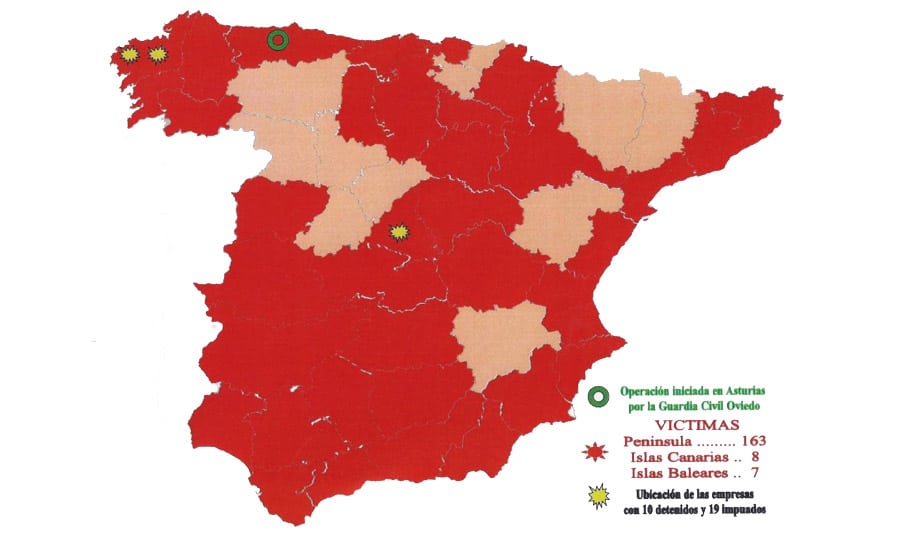 Diez detenidos por estafar 1,2 millones de euros a Pymes ofreciéndoles falsos créditos