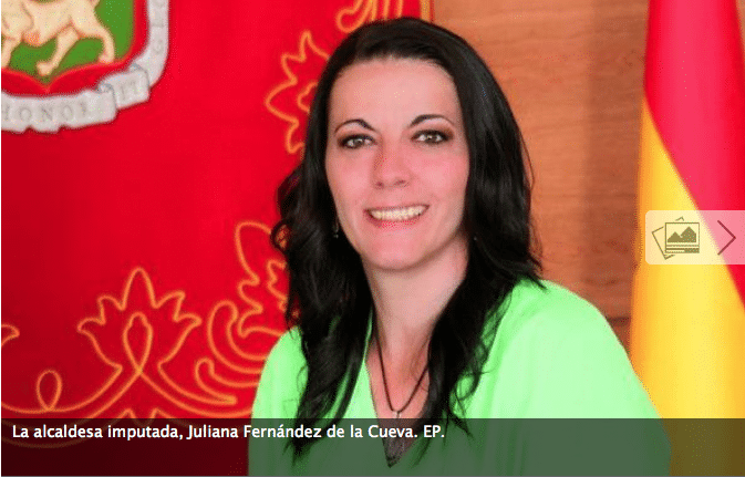 La ALCALDESA «quitamultas» del PP, JULIANA FERNÁNDEZ CUEVA, comparece ante el Tribunal Supremo por un supuesto delito de PREVARICACIÓN