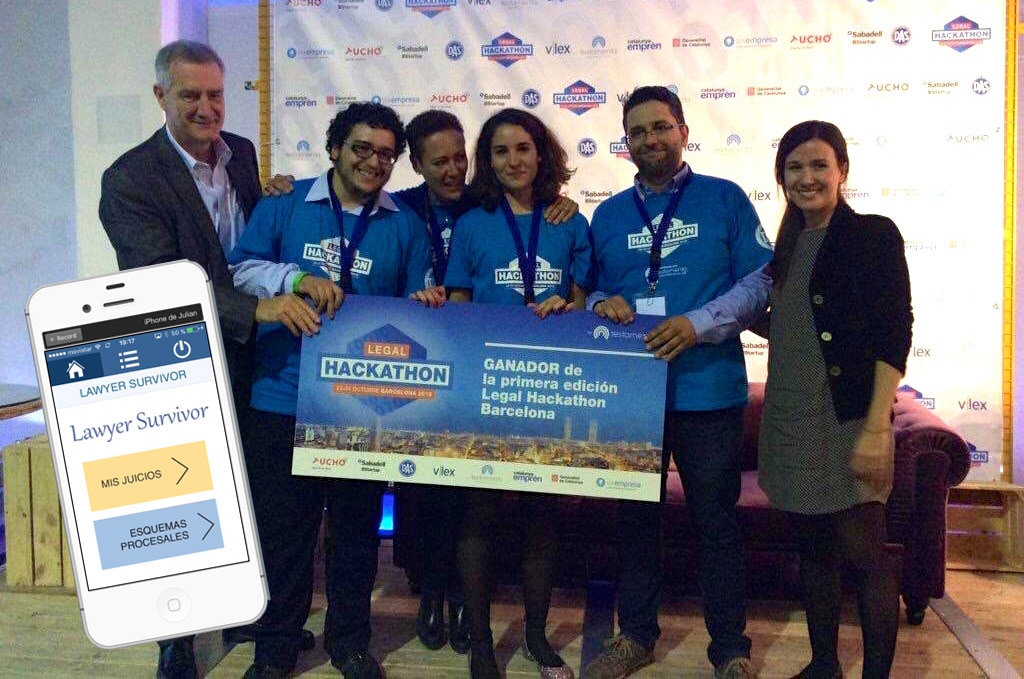 La «App Lawyer Survivor» gana el Legal Hackathon Barcelona