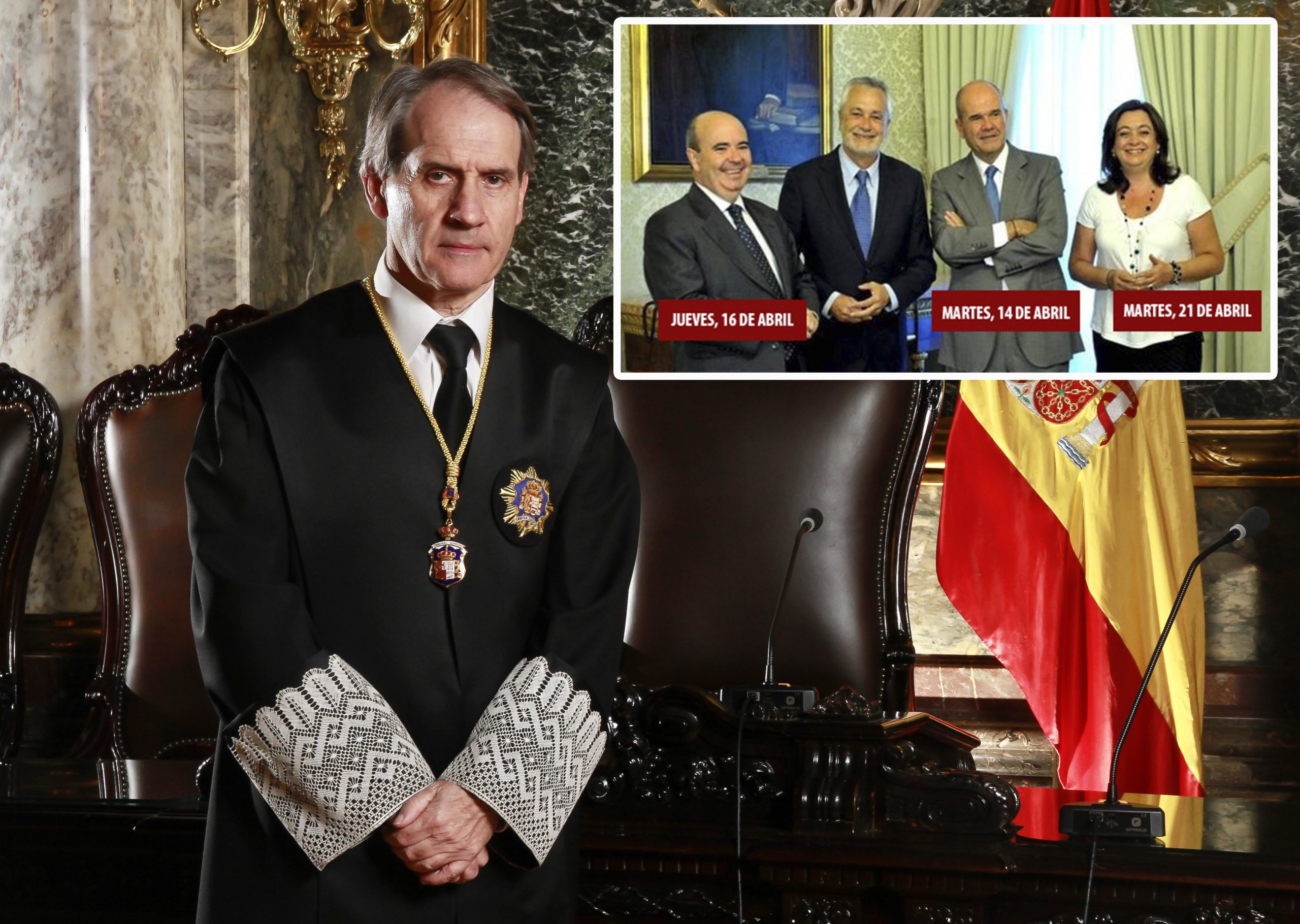 Turno para los diputados Manuel Chaves y Gaspar Zarrías ante el Supremo