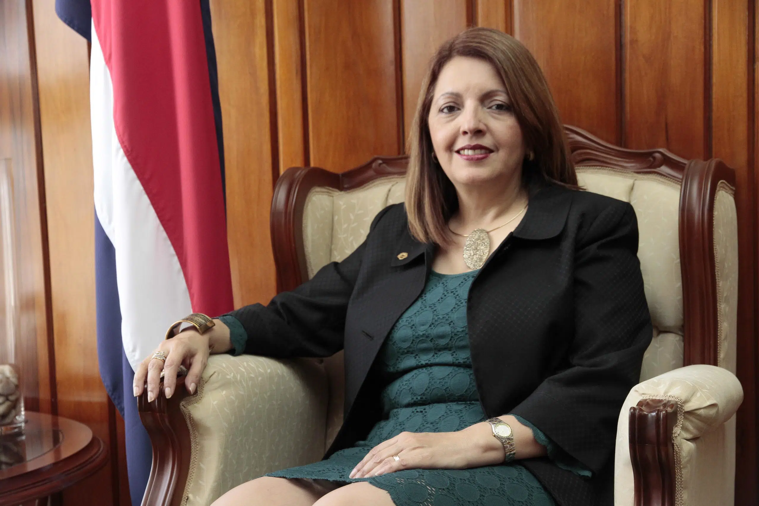 La magistrada Doris Arias, primera mujer que preside la Sala de lo Penal del Supremo de Costa Rica