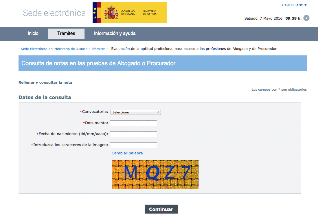 El Ministerio de Justicia ya ha colgado las notas del Master de Acceso a la Abogacía 2016