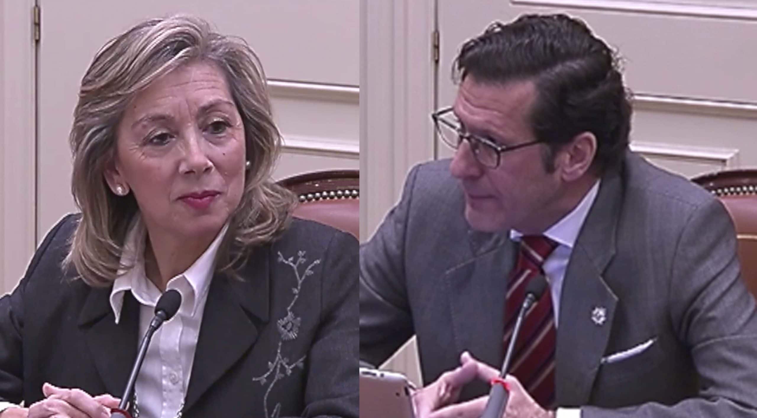 Pilar Alonso y Miguel Pascual del Riquelme, los dos candidatos a la Presidencia del Tribunal Superior de Justicia de Murcia. CGPJ.