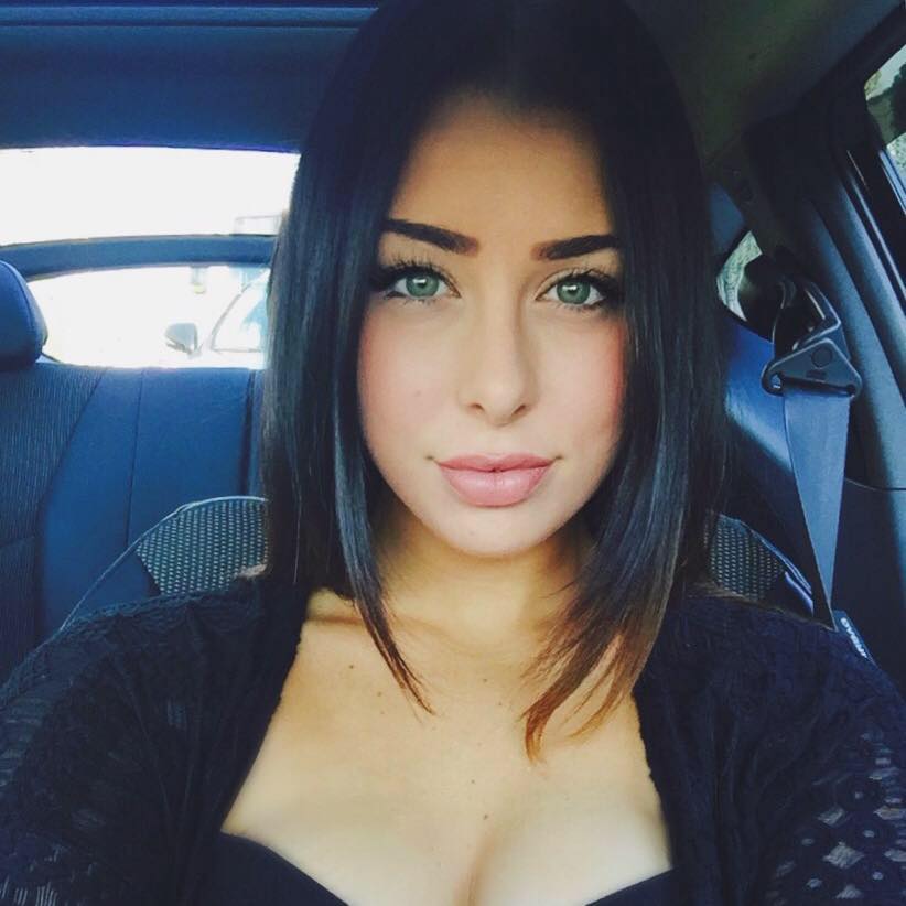 Melina Roberg en una foto de su Facebook.