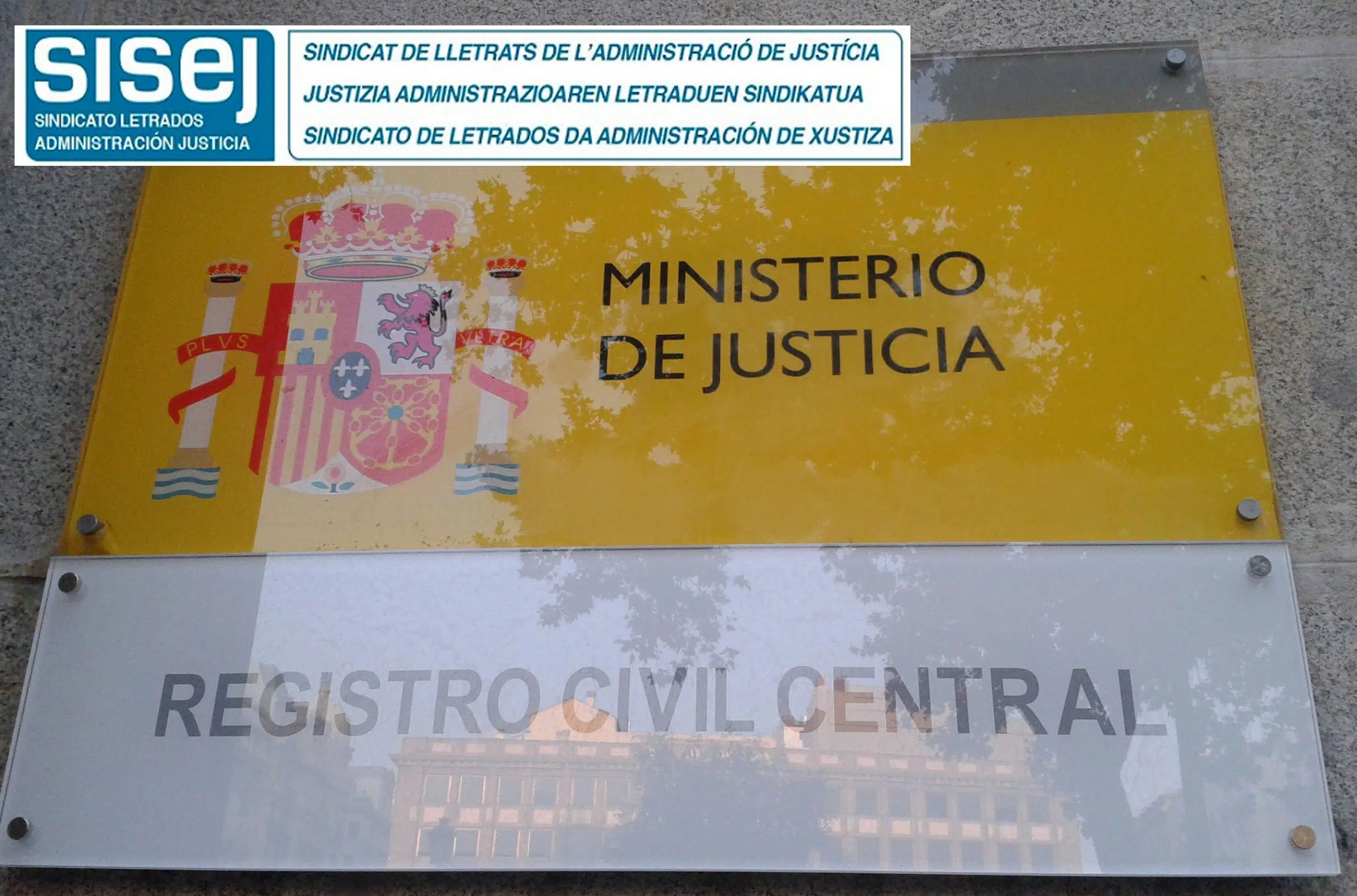 El sindicato de letrados SISEJ exige al Gobierno la convocatoria de plazas de encargados del Registro Civil