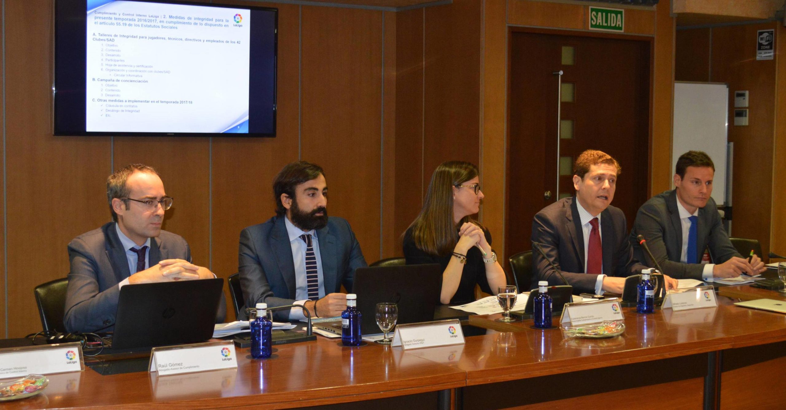 La Liga de Fútbol reúne a los responsables de cumplimiento normativo de los clubes