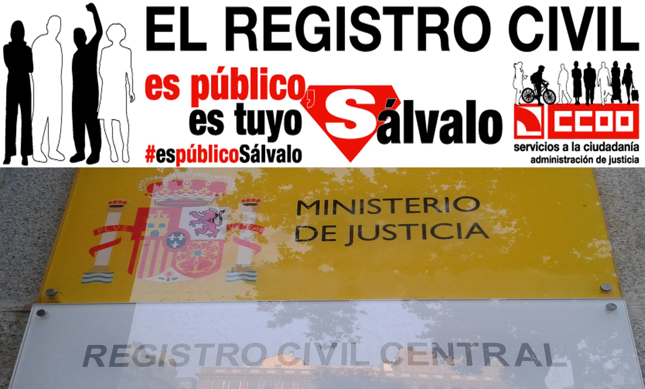 CCOO defiende que el Registro civil se mantenga como servicio público gratuito, cercano a los ciudadanos