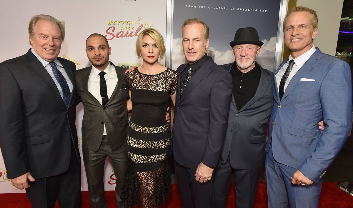 El elenco de "Better call Saul", alguno de los cuales son también personajes de "Breaking Bad". 