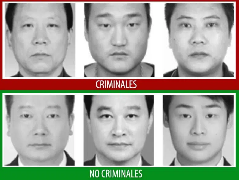 Dos científicos chinos desarrollan un programa que identifica a los criminales por su cara con un acierto del 89,5 por ciento