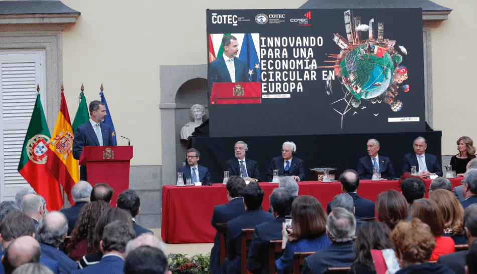 El Rey Felipe VI preside la XI Cumbre de Cotec Europa sobre economía circular