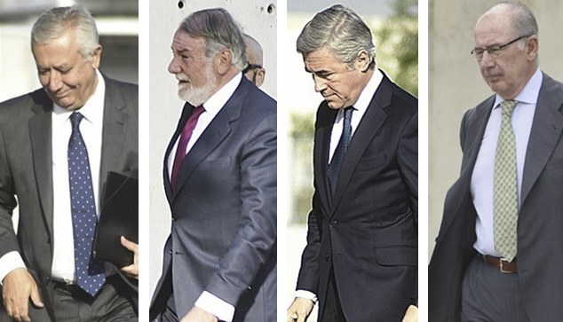 Arenas, Mayor Oreja, Acebes y Rato no saben nada de la financiación del PP