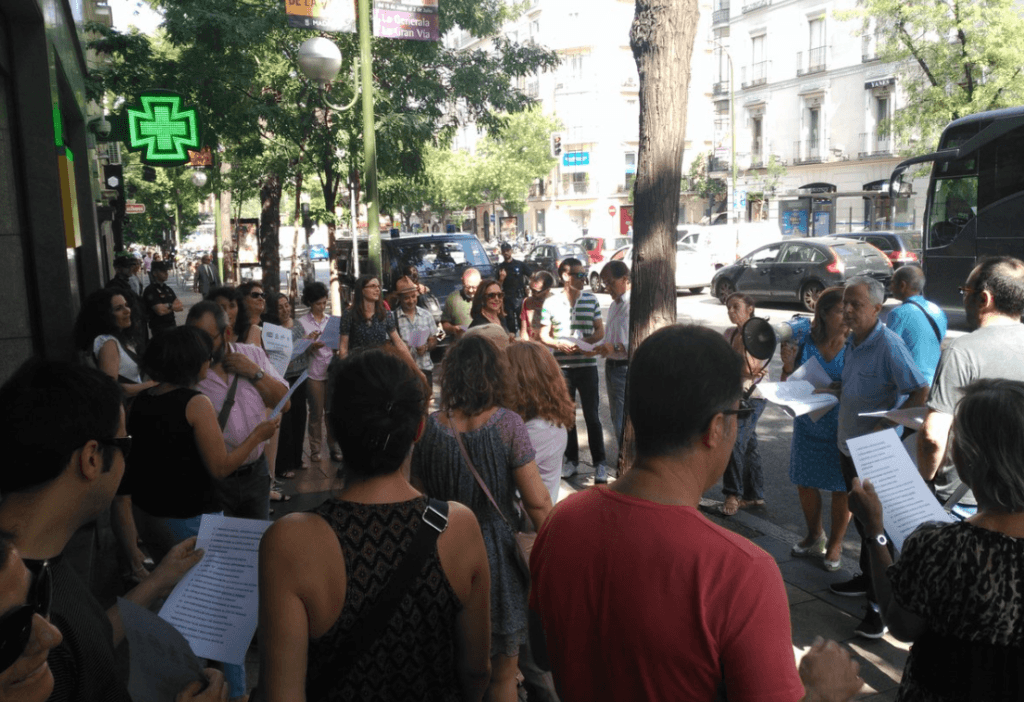 Funcionarios de la Audiencia Nacional protestan por los fallos informáticos