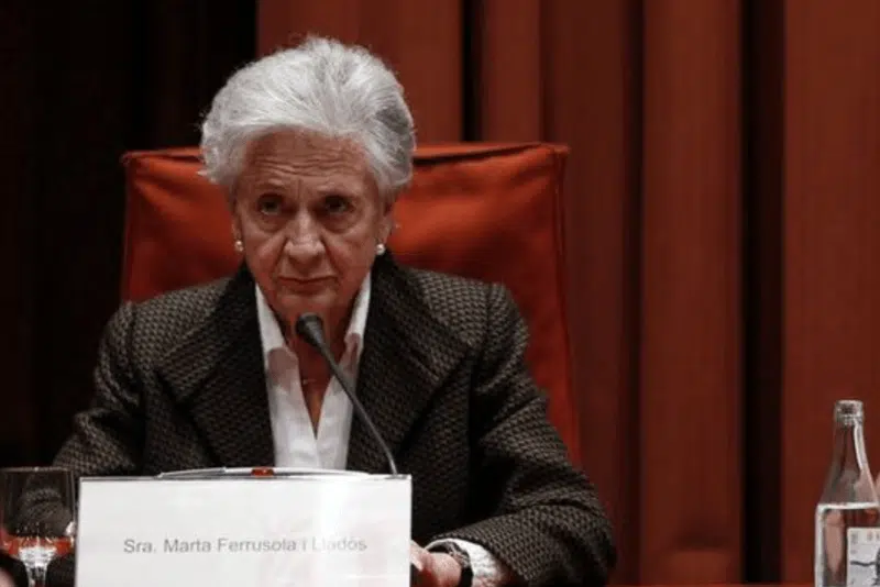 La Audiencia Nacional ordena retener la devolución de la renta de Marta Ferrusola