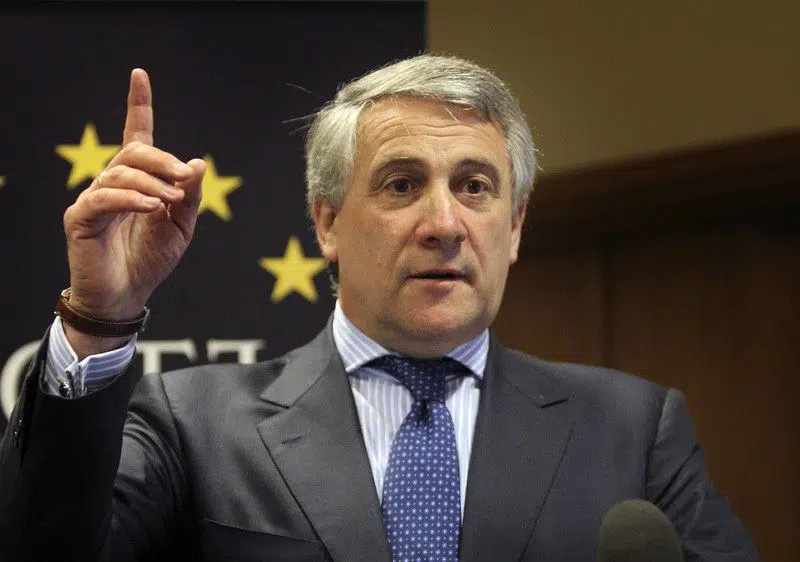 Antonio Tajani, presidente del Parlamento Europeo: Si Cataluña se va de España, se va de la Unión Europea