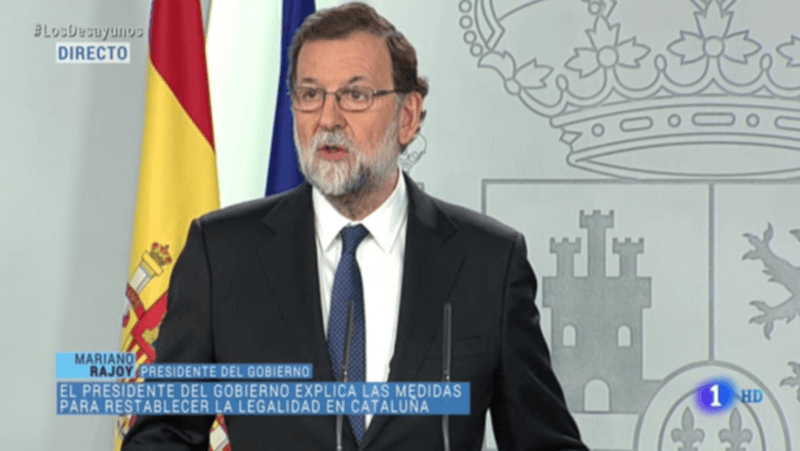 El candidato José María Alonso apoya las medidas tomadas por el Gobierno para restaurar la legalidad en Cataluña