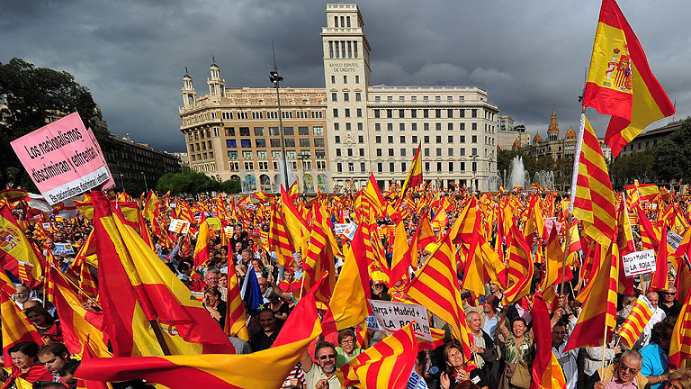 Resultado de imagen de fotos de la manifestacion de esta tarde sabado en barcelona