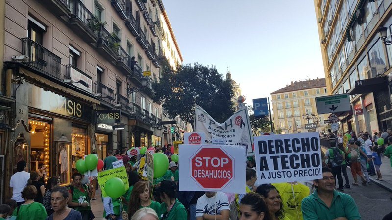 Piden a la Asamblea de Madrid que tramite una iniciativa popular que impulse una nueva Ley de la Vivienda