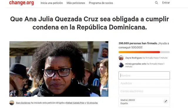 Ana Julia Quezada tiene nacionalidad española lo que impide su expulsión para cumplir la pena en su país