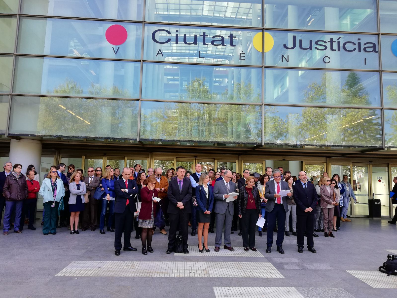 El 70 por ciento de los jueces y fiscales reivindican en la calle una «justicia de calidad»