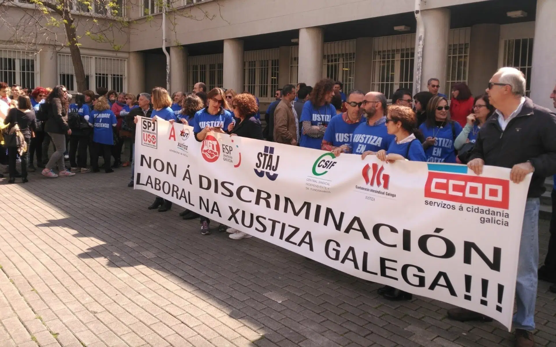 Los sindicatos de justicia gallegos piden retomar las negociaciones con la Xunta de forma «inmediata»