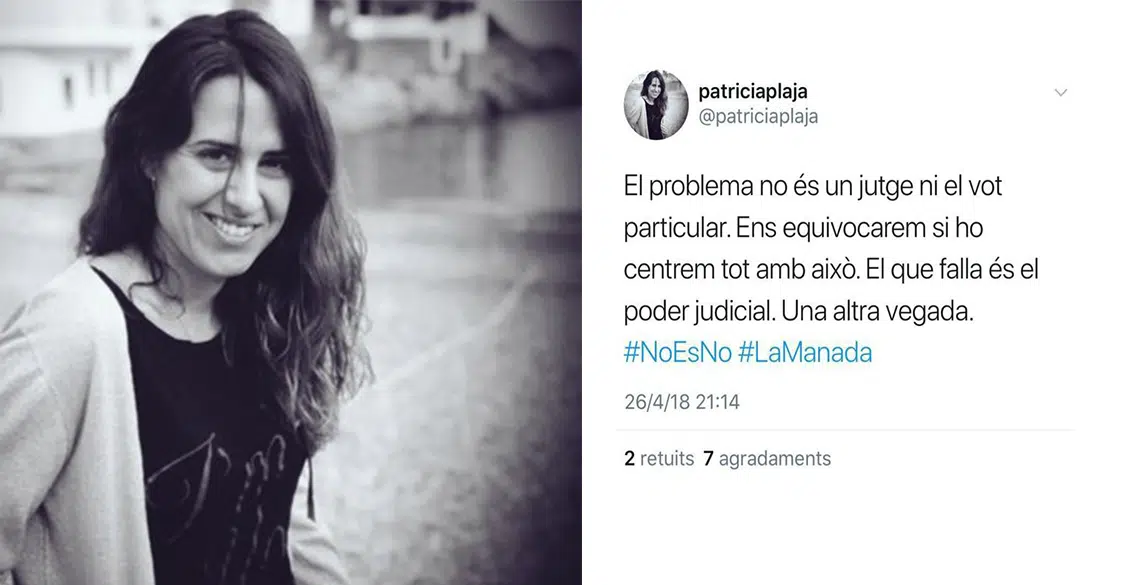 Los Mossos cesan a su jefa de prensa por un tuit personal sobre la sentencia de ‘La Manada’