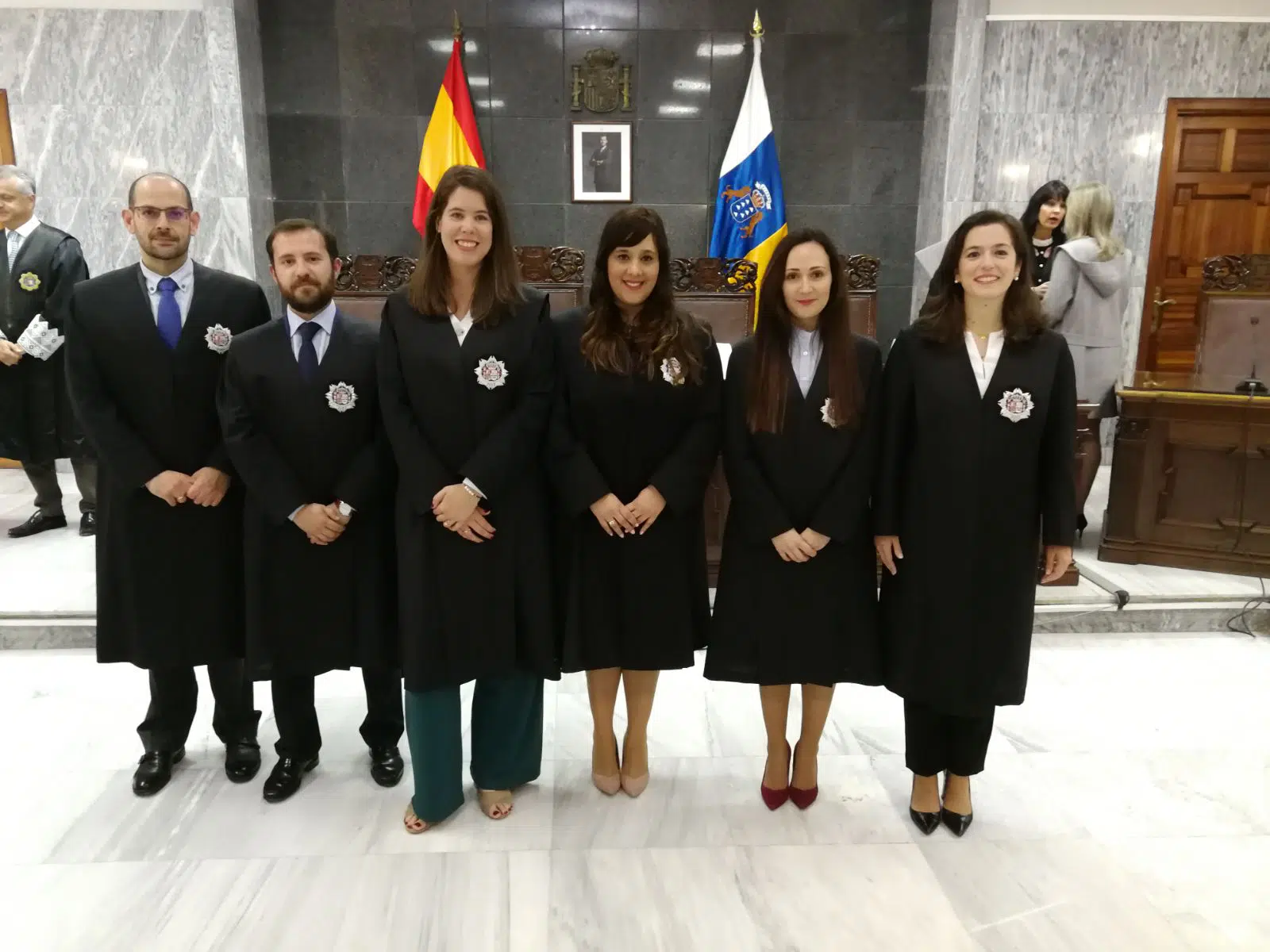 Toman posesión de sus destinos en Canarias 6 nuevos jueces de la 67 Promoción