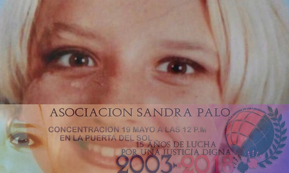 Concentración en la Puerta del Sol para recordar los 15 años del asesinato de la joven Sandra Palo