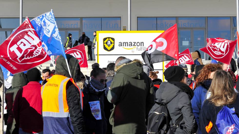 CCOO demanda en los juzgados la precariedad laboral de Amazon