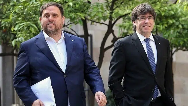 Puigdemont, Junqueras y 16 ex cargos catalanes podrían enfrentarse al embargo de al menos 2 millones de euros por el 1-O