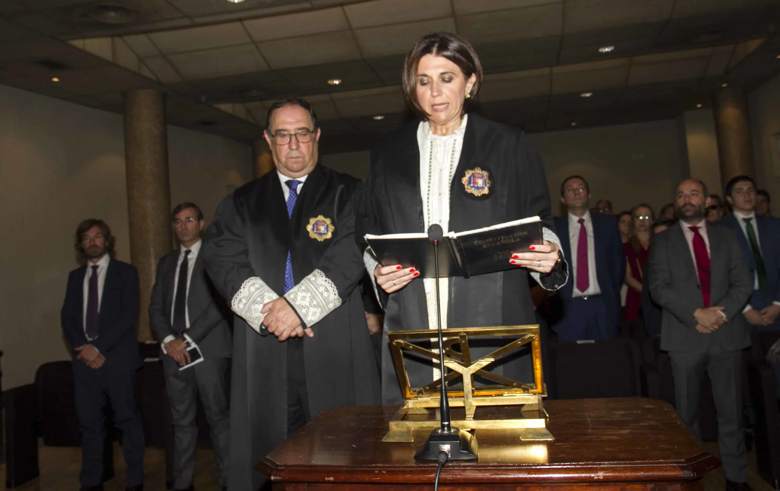 María Jesús del Barco ha tomado hoy posesión como nueva juez decana de Madrid