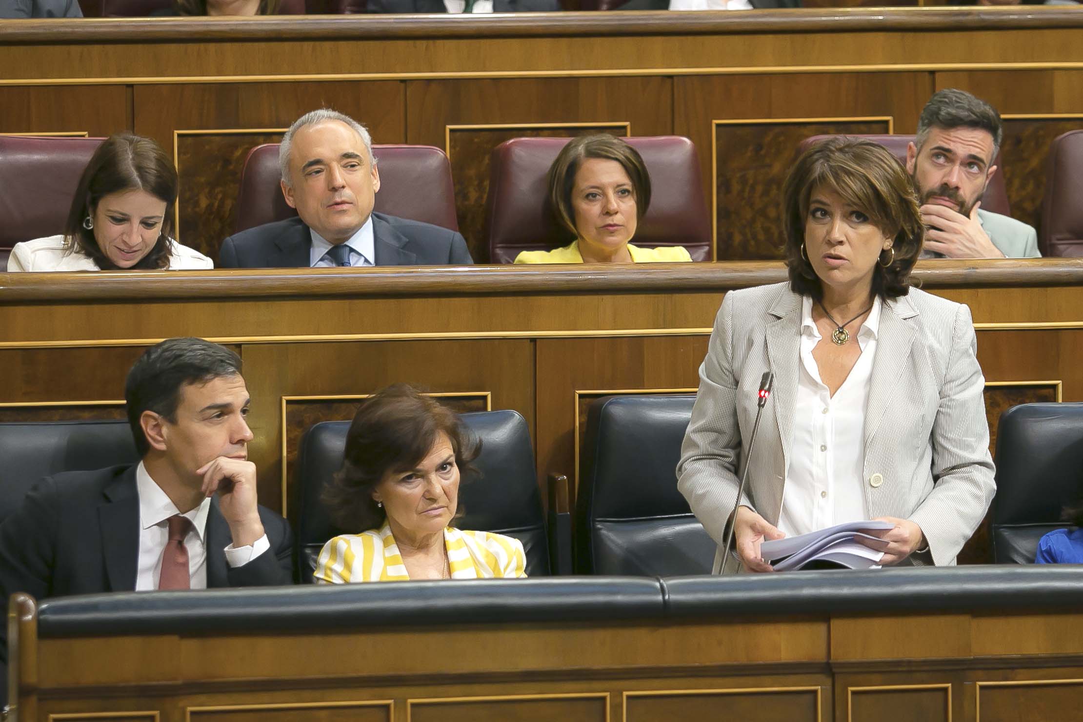 El PP vuelve a pedir la dimisión de Delgado por ‘mentir’ sobre la defensa de Llarena