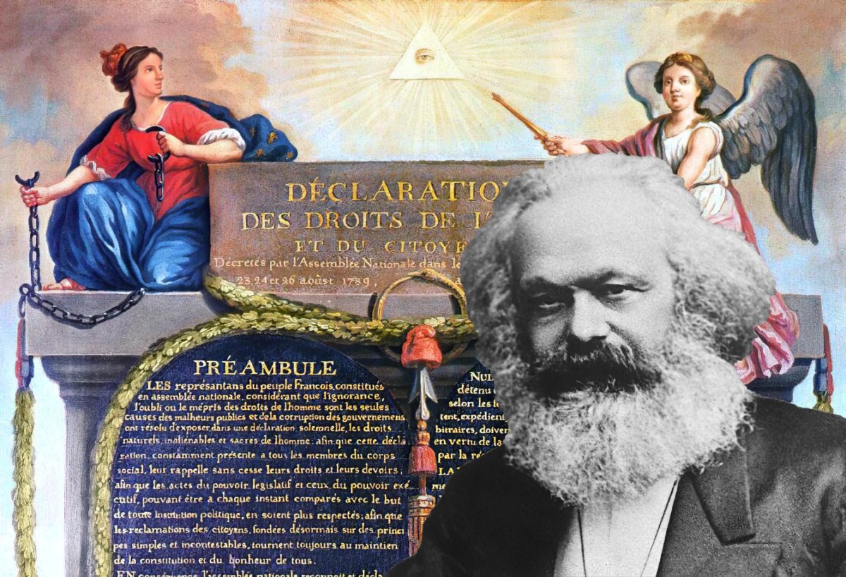 Karl Marx estuvo en contra de la Declaración de los Derechos del Hombre y del Ciudadano