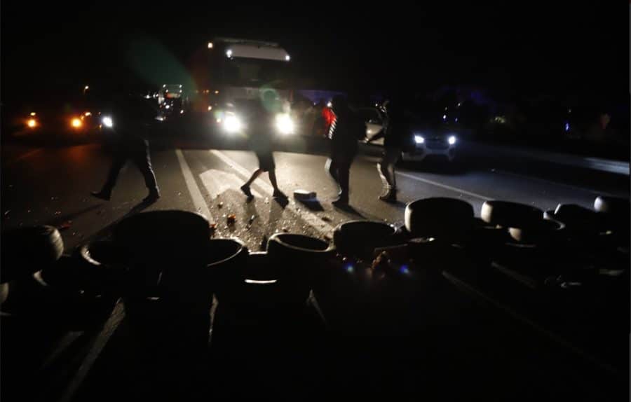 Uspac denuncia un accidente de tráfico sufrido por dos mossos en una de las barricadas del 21-D