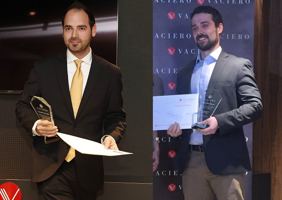 Los periodistas Pedro del Rosal y Juande Portillo, premios Vaciero de periodismo jurídico y financiero