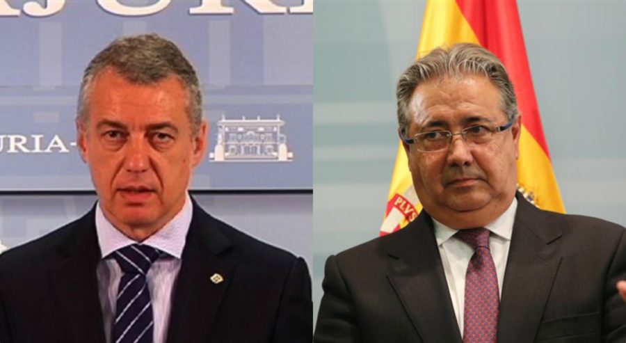 Urkullu y Zoido declaran hoy como testigos en el juicio del ‘procés’