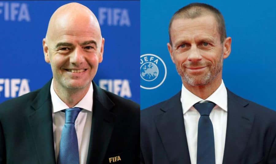 Los abogados Infantino y Ceferin renuevan sus mandatos al frente de FIFA y UEFA