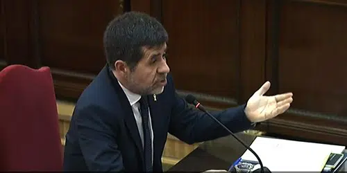 Jordi Sànchez califica el 1-O como ilegal, pero dice que ninguna autoridad judicial les impidió hacer campaña