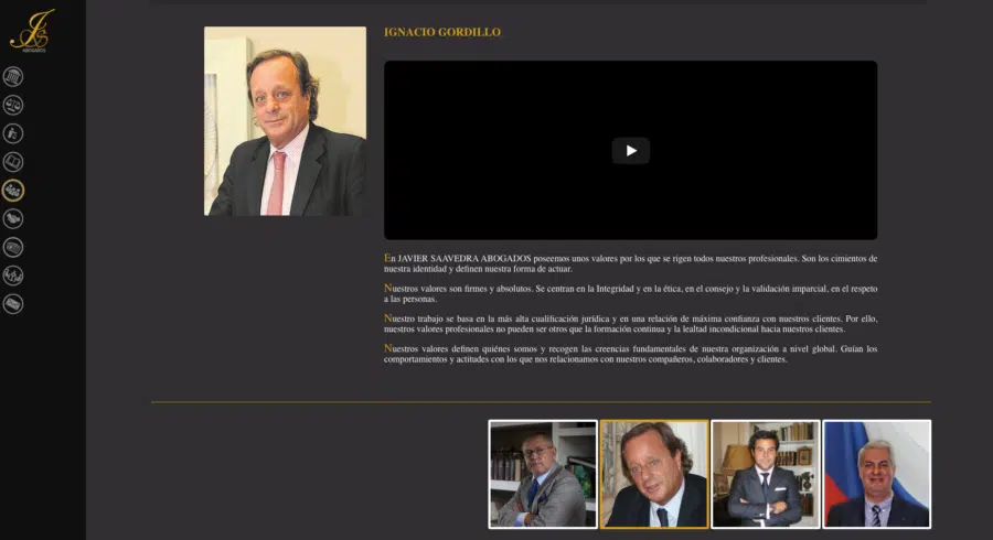 Javier Saavedra, el abogado condenado por estafa, utiliza la imagen del exfiscal Gordillo como «gancho publicitario»