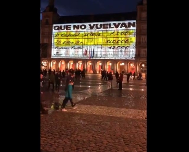 La Junta Electoral abre expediente sancionador al Ayuntamiento de Madrid y a Podemos por la proyección de los ‘papeles de Bárcenas’