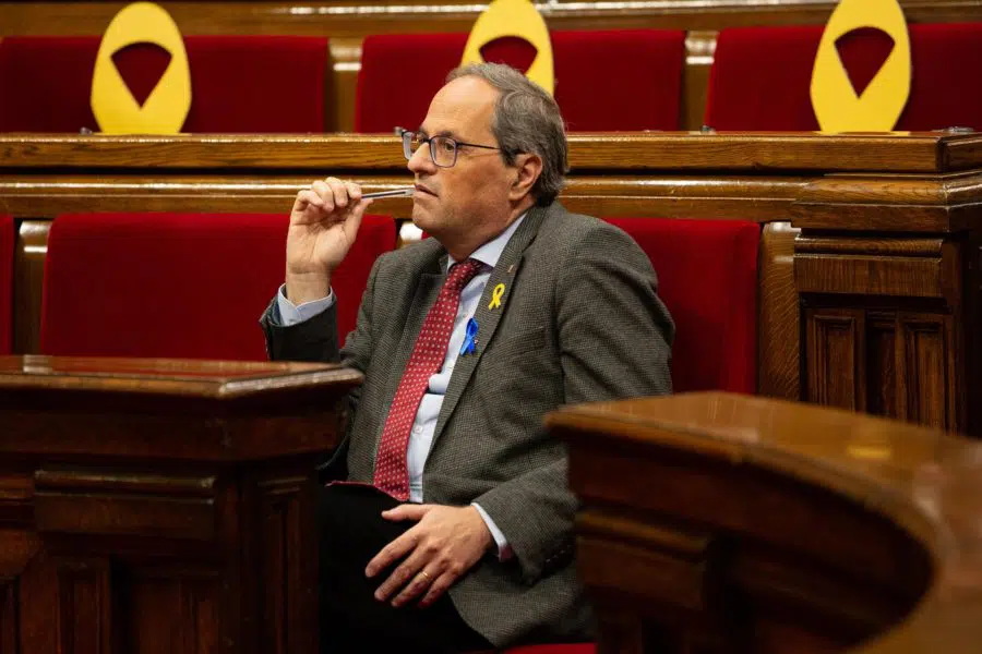 Un CDR asegura a García Castellón que detrás del plan de ocupación del Parlament estaba Quim Torra
